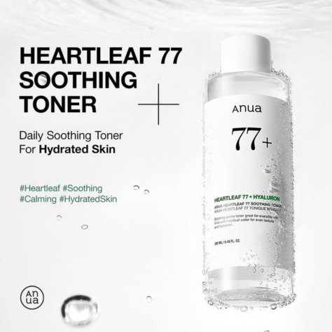 Anua Heartleaf 77% Soothing Toner – K-Beauty Hydrating Toner